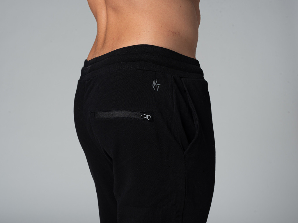 Calça Jogger Masculina para Yoga - Orgânica Preto
