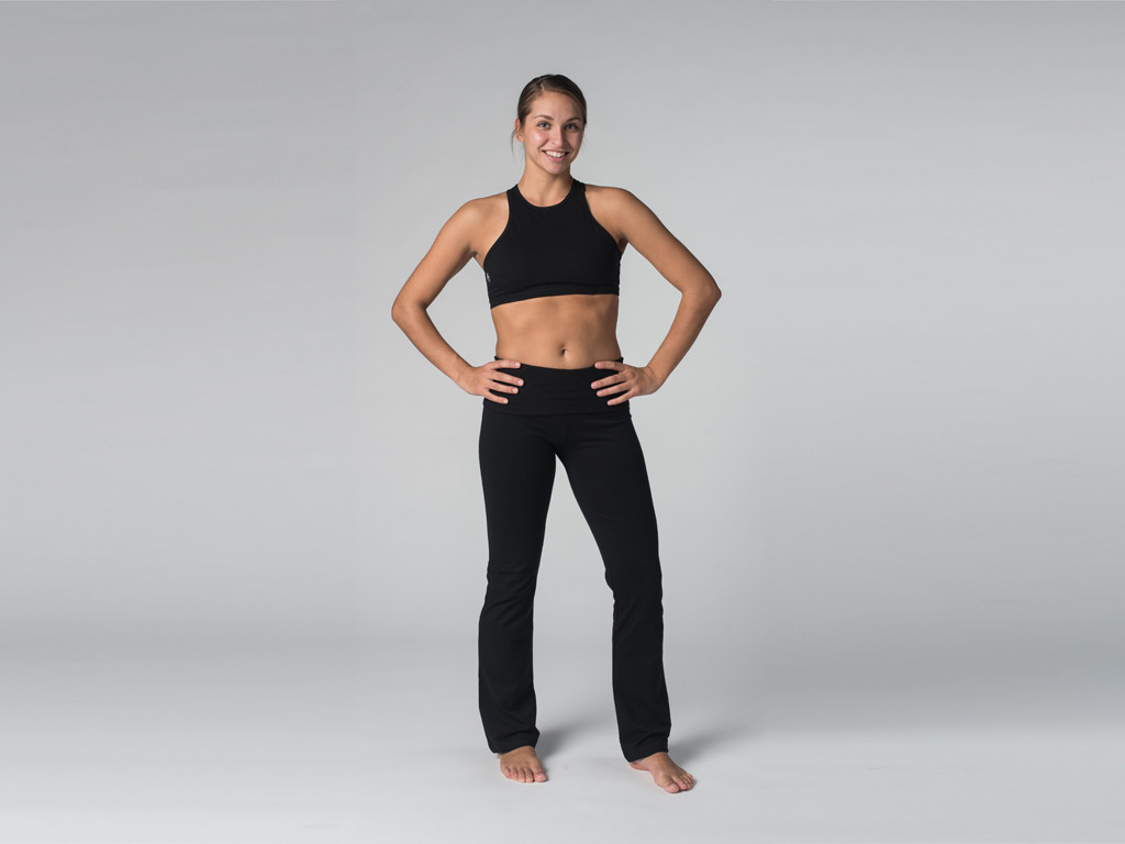 Pantalon de yoga Jazz - 95% coton Bio et 5% Lycra Noir