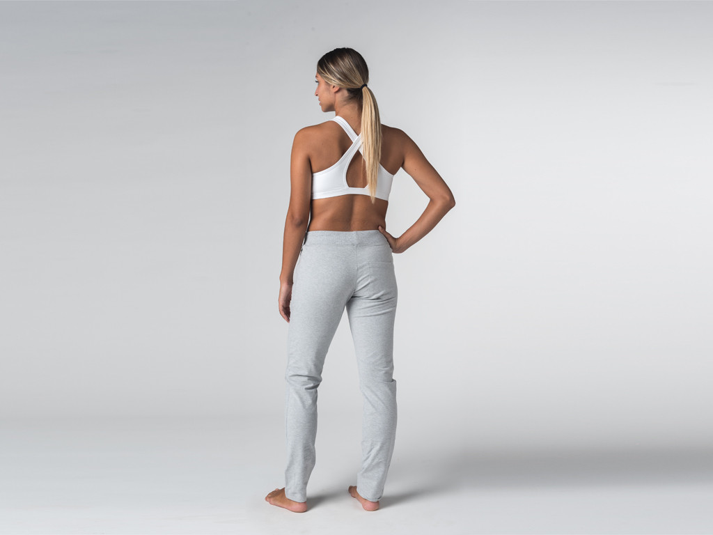 Pantalon de yoga Slim Femme - Coton Bio Gris - Fin de Serie - Vêtements de Yoga  Femme - Coton Bio Fin de série