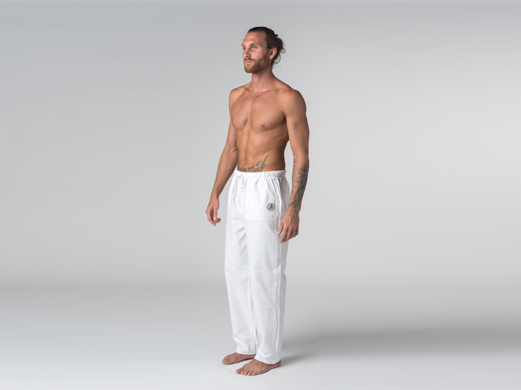 Pantalon spécialisé H/F Pavita - 100% coton Bio Blanc