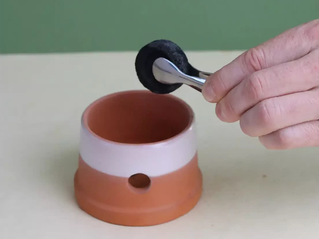 Pince à charbon pour diffuseur résines 11 cm x 2 cm