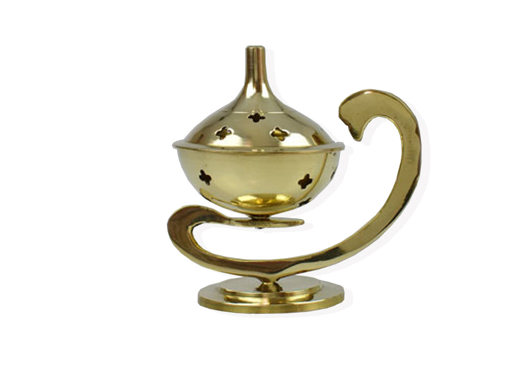 Porte encens Aladin H. : 9,5 cm - Diam. : 6 cm