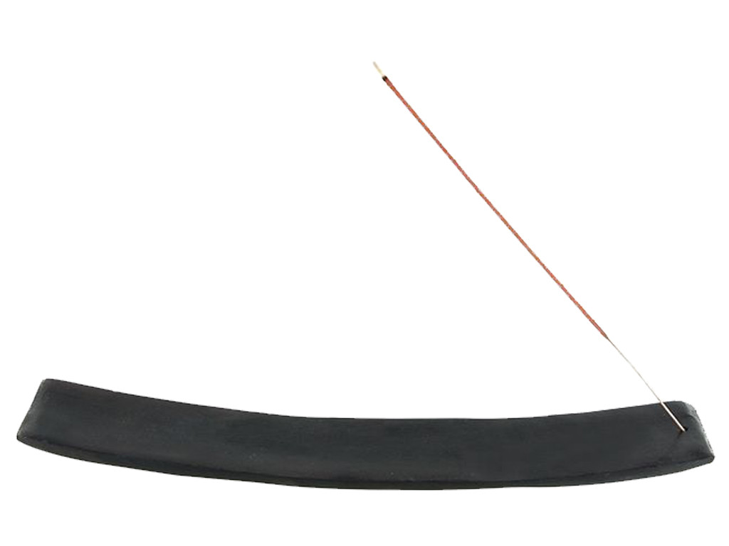 Kaya Black Incense Holder L. 26 x W. 4 x H. 3 CM