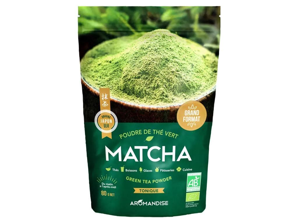 Poudre Thé Vert Matcha grand format 80g