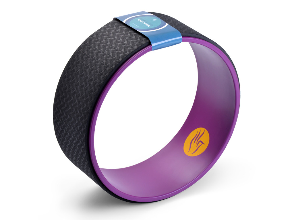 Roue Yoga - Prune/Noir 32cm x 13cm
