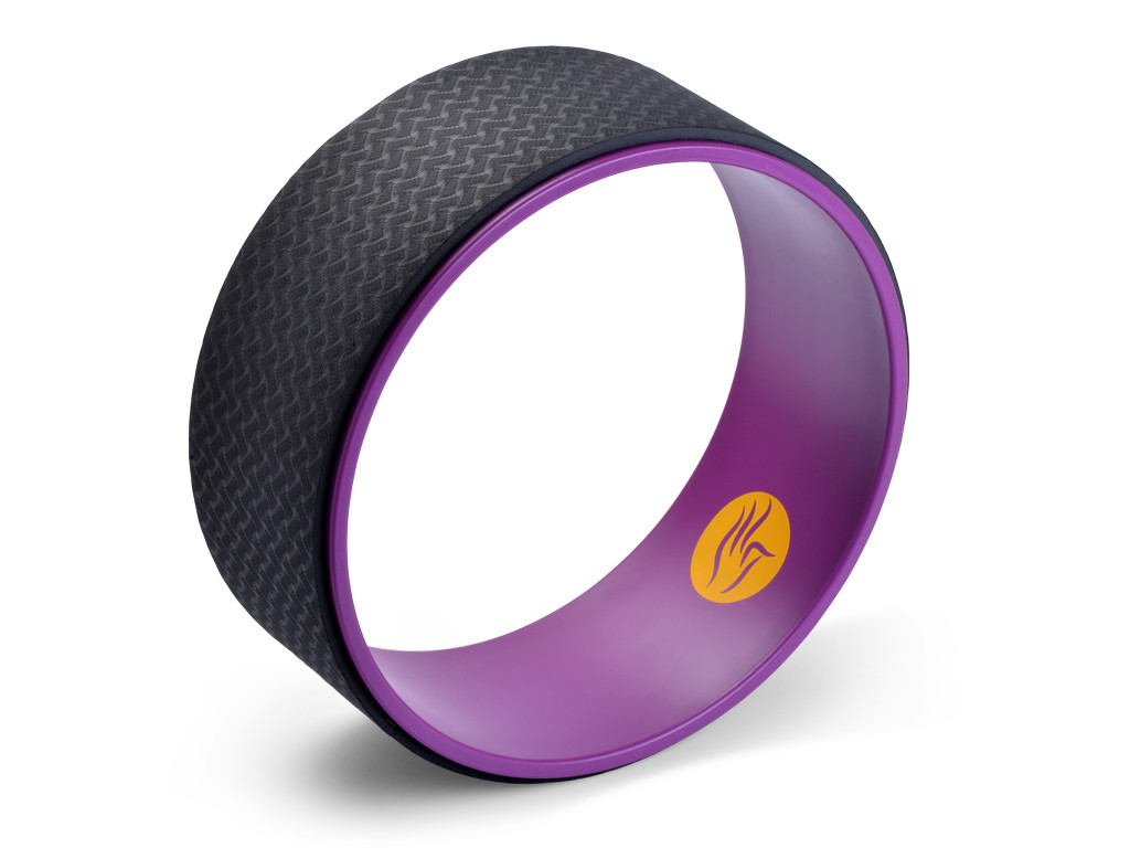Roue Yoga - Prune/Noir 32cm x 13cm