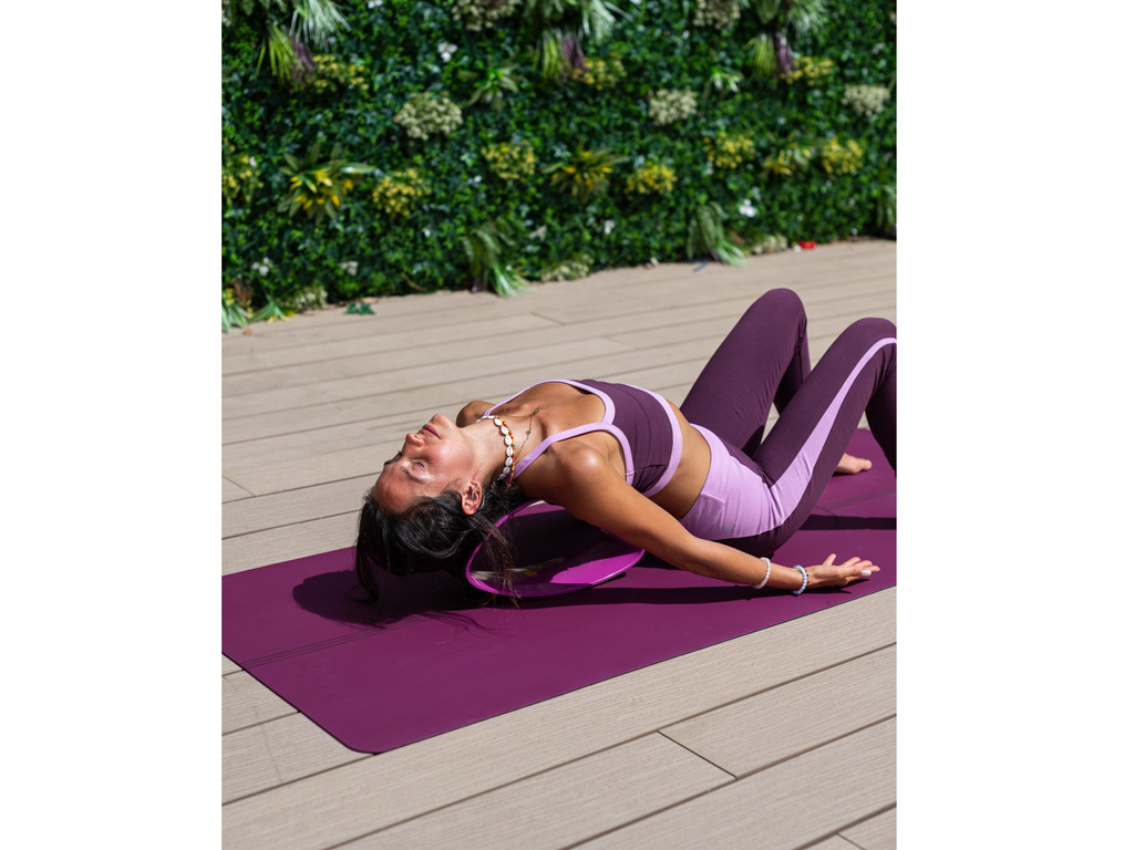 Roue Yoga Tri-Wheel - Prune/Noir L38cm x L13cm x H20cm