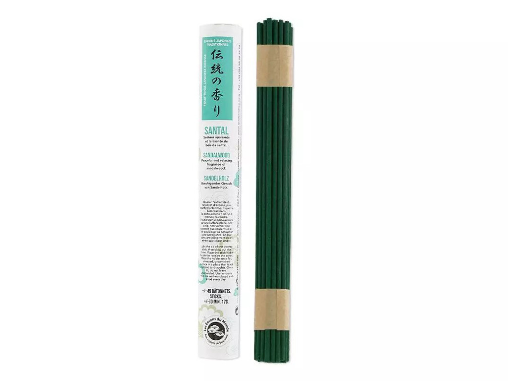 Rouleau Japonais court Santal Environ 45 bâtonnets x 30 min
