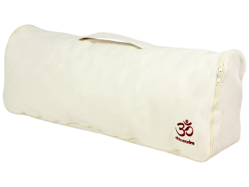 Sac à tapis de yoga Chic et Cool 100% Coton Bio 70cm x 17cm Blanc