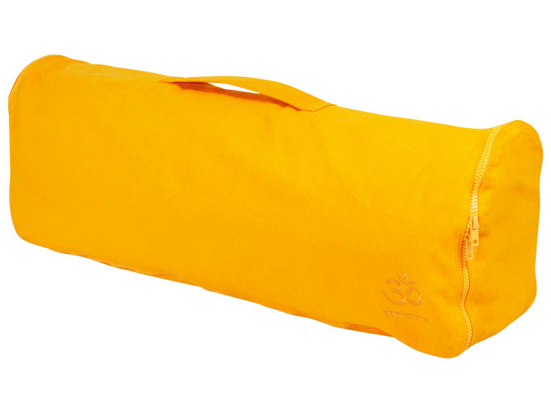 Sac à tapis de yoga Chic et Cool 100% Coton Bio 70cm x 17cm Orange Safran