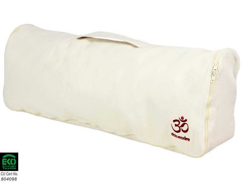 Borsa per tappetino yoga chic e cool in cotone biologico al 100%, 92 cm x 17 cm Natura
