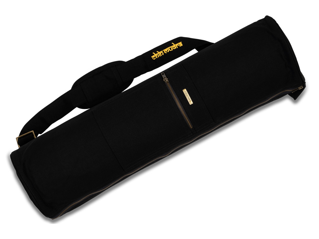 Bolsa grande para tapete de ioga 72 cm Preto