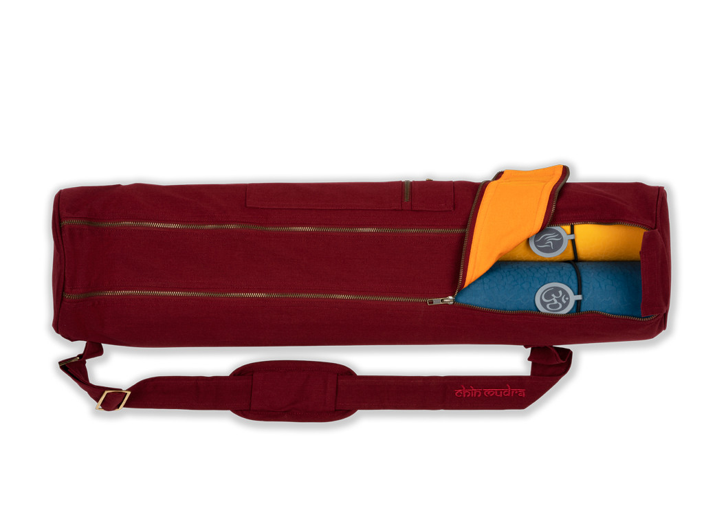 Borsa per tappetino yoga Large-Bag 72 cm Bordeaux
