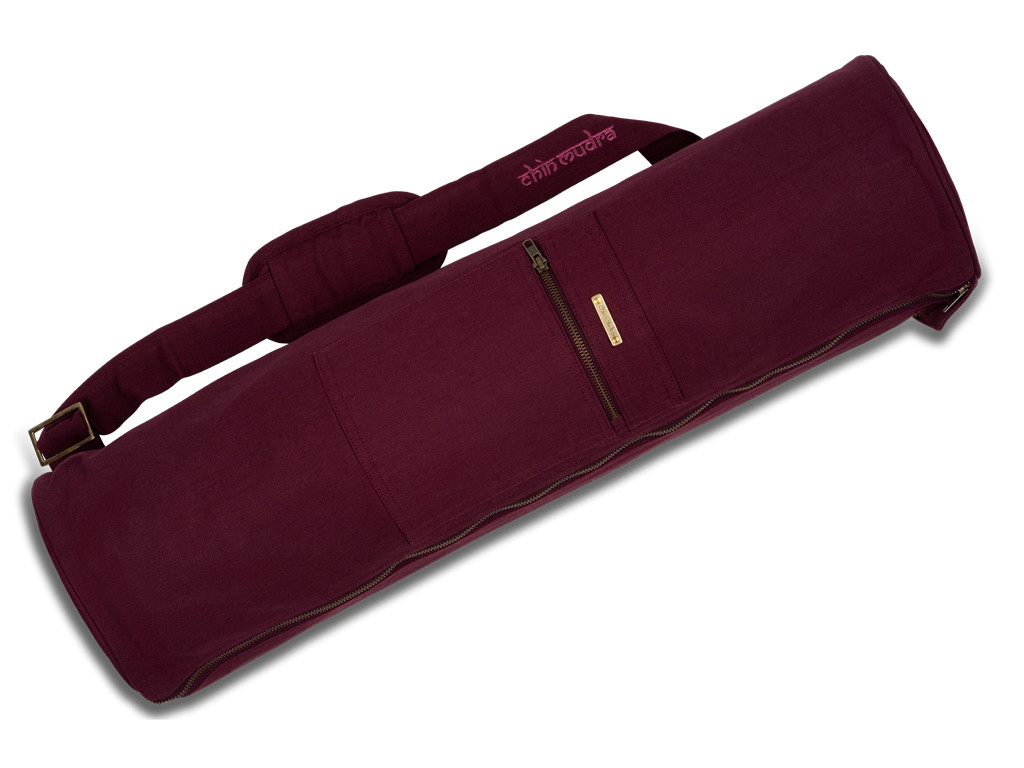 Bolsa Orgánica para Esterilla de Yoga grande 72cm X 18cm Ciruela