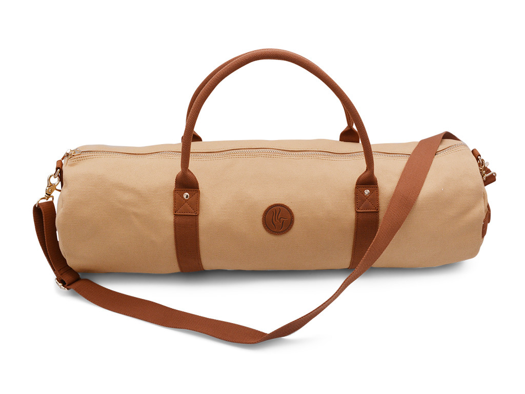 Bolso de Yoga Navy - Color algodón arena 70cm x 20 cm