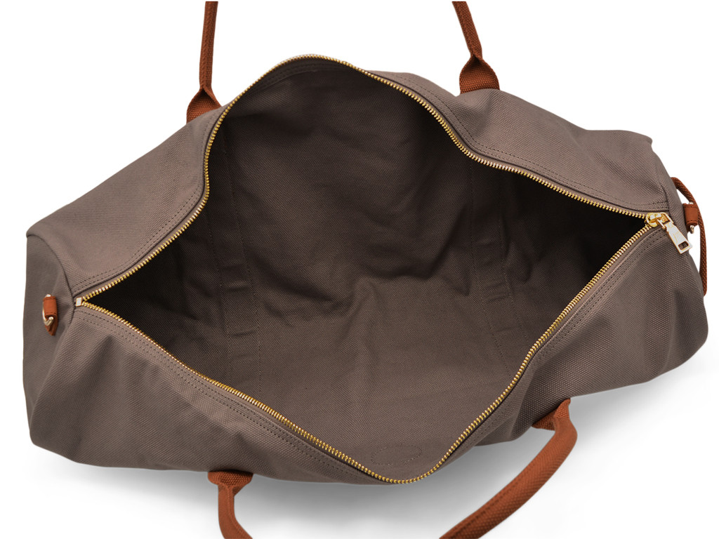 Marineblaue Tasche für Yogamatten – taupefarbene Baumwolle 70cm x 20cm