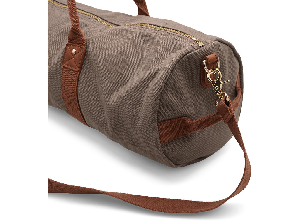 Borsa per tappetino yoga Navy Bag - cotone tortora 70x20 cm