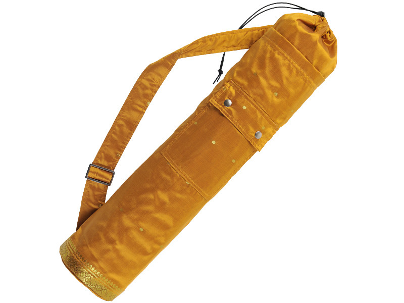 Bolsa para tapete de ioga Saree 71 cm x 15 cm Açafrão
