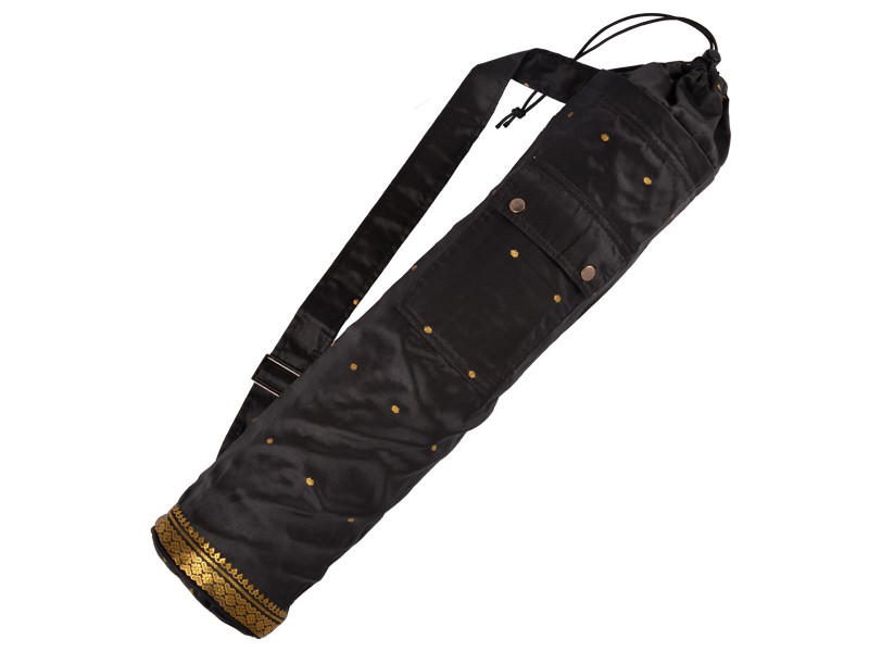 Sac a tapis de yoga Saree 71 cm X 15 cm Noir