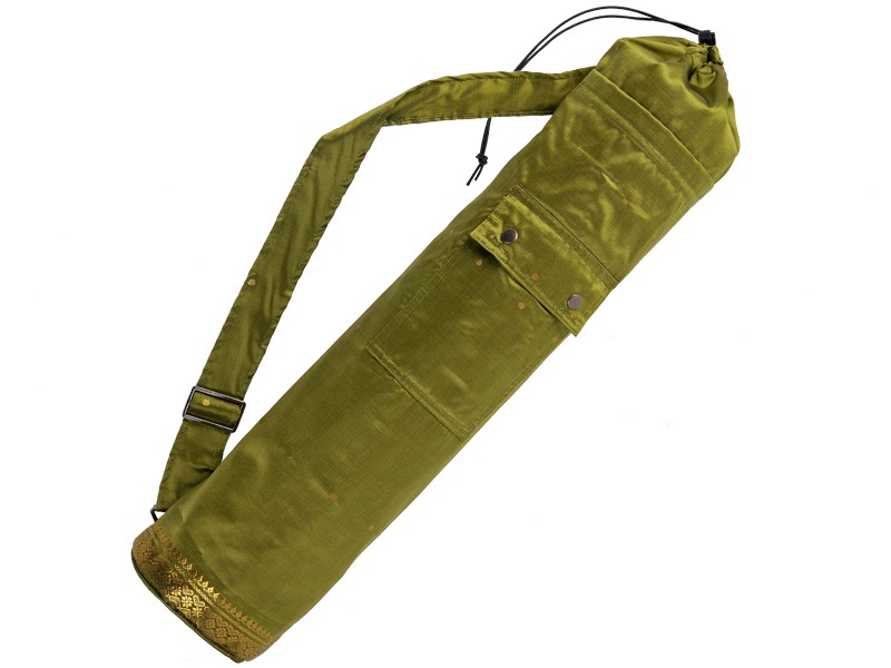 Sac à tapis de yoga Saree 71 cm x 15 cm Vert