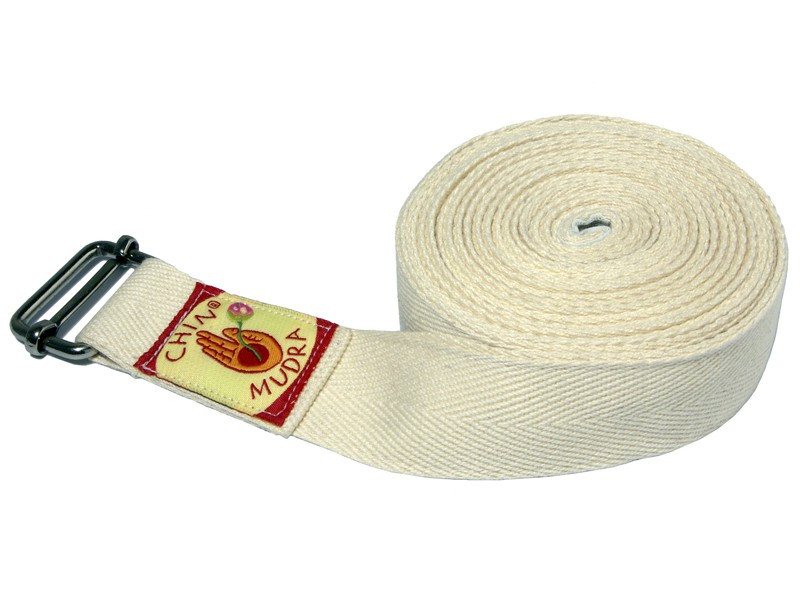 Cintura yoga Iyengar 100% cotone biologico 3x200 cm