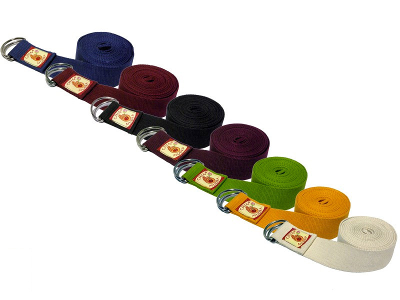 Sangles boucle 1/2 lune - 100% Bio Lot de 6