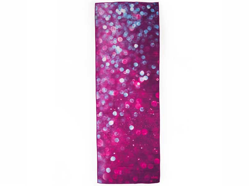 Serviette de Yoga anti-dérapante - 183cmx 61cm Prune