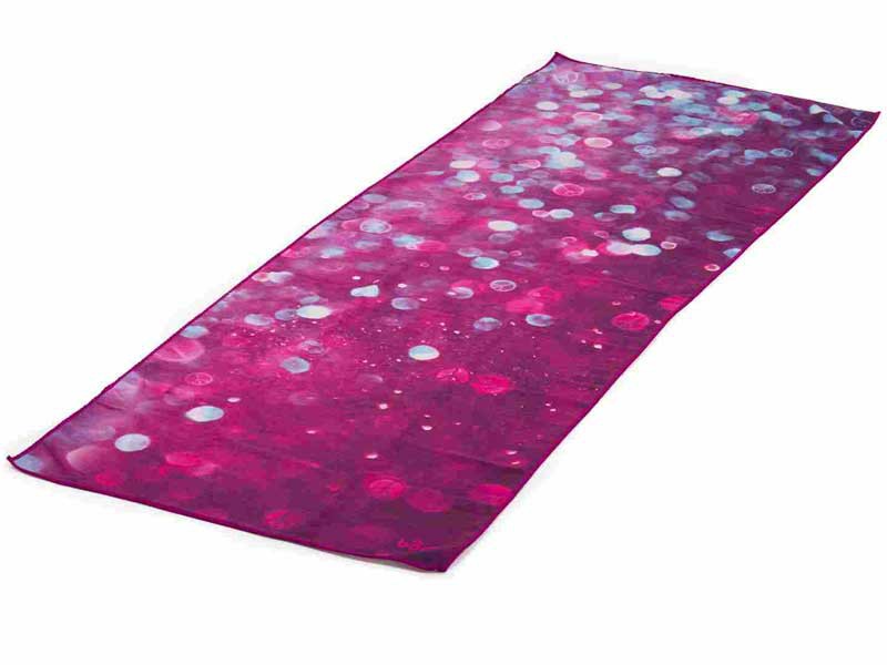 Serviette de Yoga anti-dérapante - 183cmx 61cm Prune