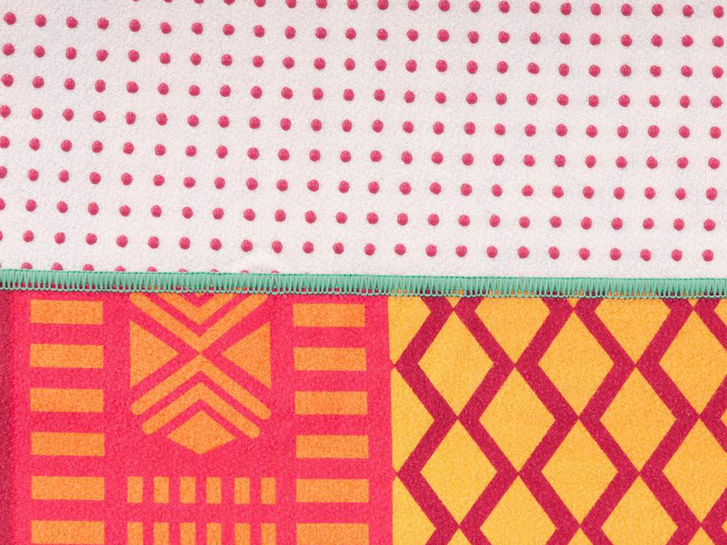 Serviette de Yoga anti-dérapante - 183cmx 61cm Safari Sari