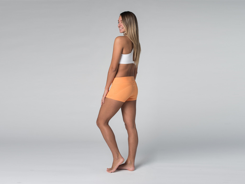 Short de yoga 95% coton Bio et 5% Lycra Mango - Fin de Serie