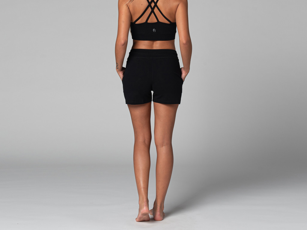 Short de yoga Cool - Bio Noir