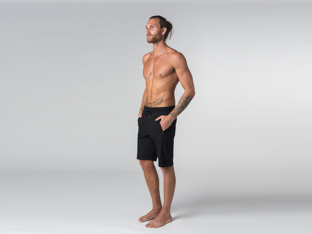 Short de yoga homme - Coton Bio Noir - Fin de Serie - Vêtements de Yoga  Homme - Coton Bio Fin de série