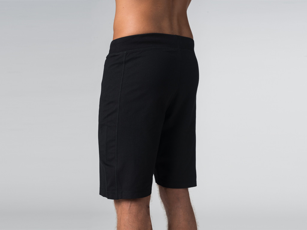 Short de yoga homme - Coton Bio Noir - Fin de Serie