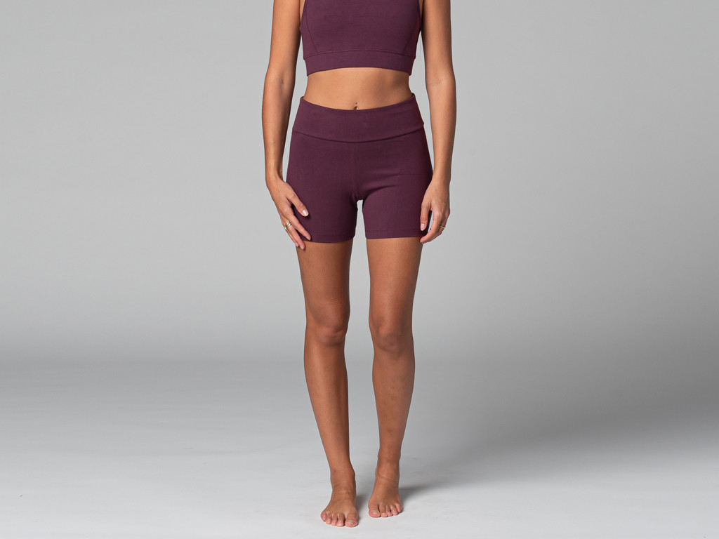 Short de yoga Slim - Bio Prune
