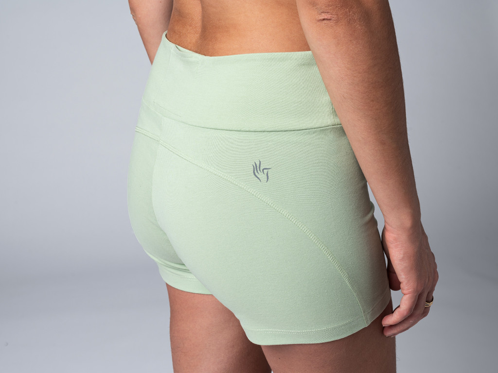 Shorts de yoga slim - Orgánico Verde