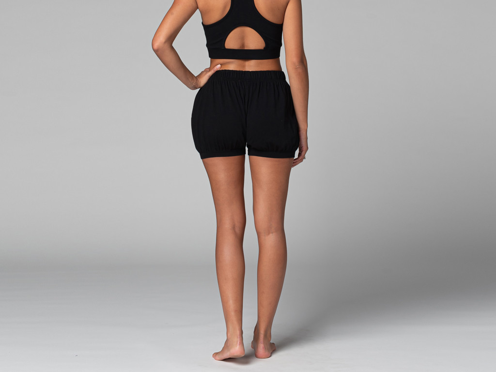 Short Femme Traditionnel Iyengar - Bio Noir