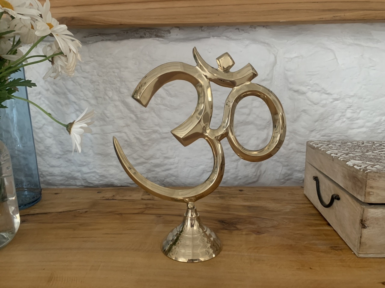 Ayuda a la meditación de Ohm 25cm x 22cm