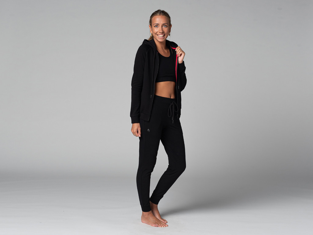 Sweat Capuche Femme - Bio Noir