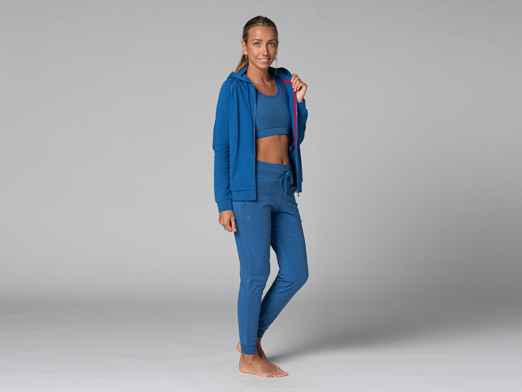 Sweat Capuche Femme - Bio Bleu Chaud