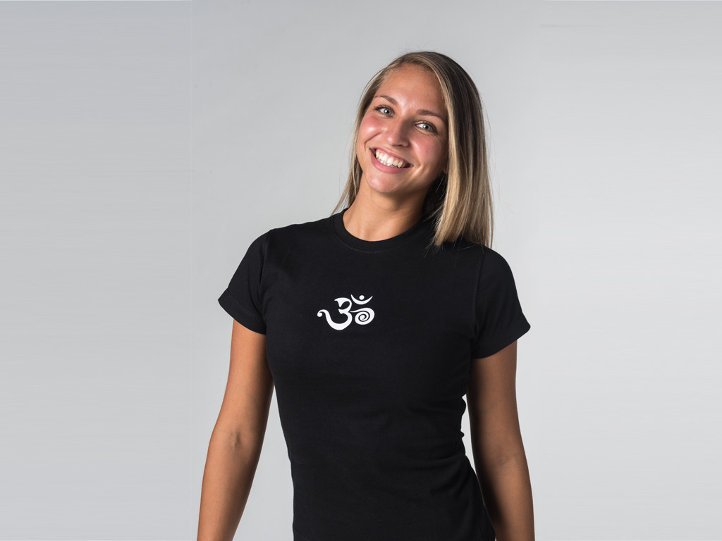 T-shirt a maniche corte in cotone biologico - Ohm Nero - Fine della serie