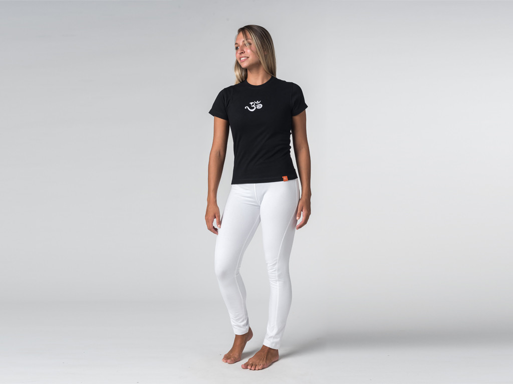 T-shirt manches courtes coton Bio - Ohm Noir - Fin de Serie