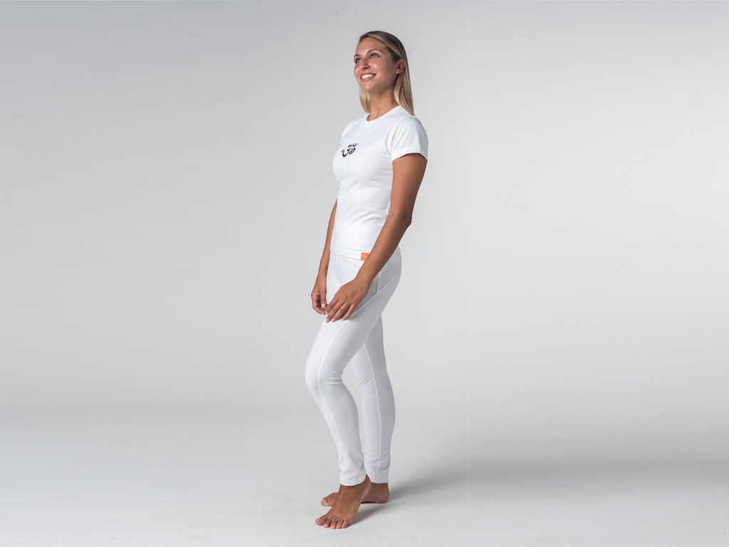 Organic cotton short sleeve T-shirt – Ohm White - End of Series