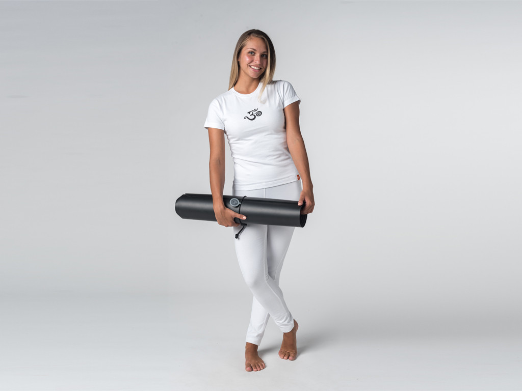 T-shirt manches courtes coton Bio - Om Blanc - Fin de Serie