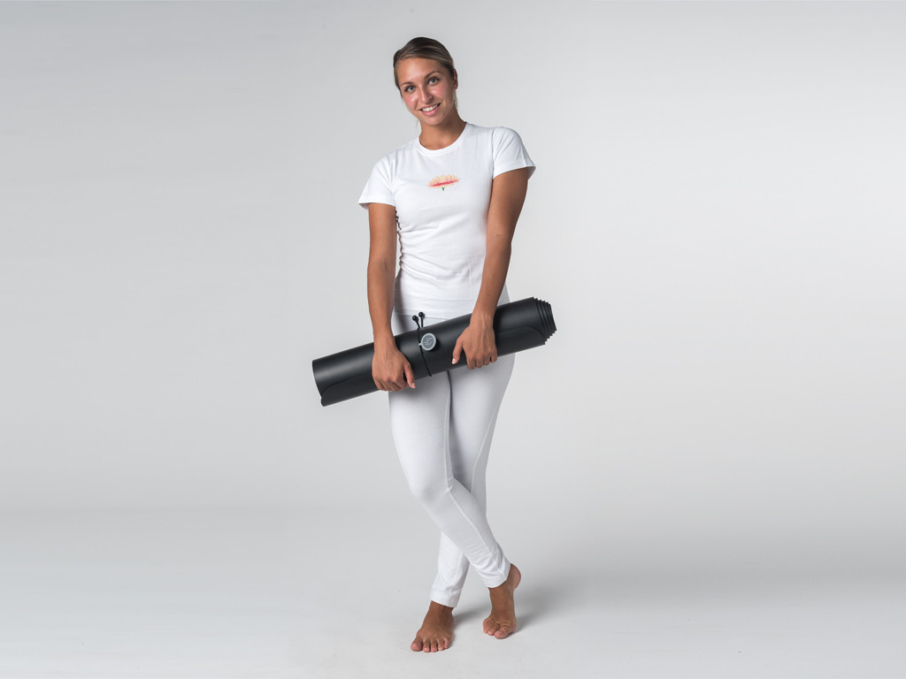 T-shirt manches courtes Lotus - coton Bio Blanc - Fin de Serie