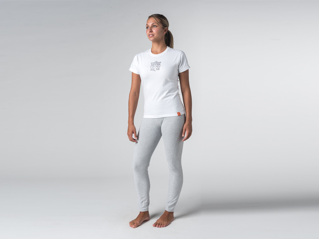 T-shirt manches courtes Sri Ganesh - coton Bio Blanc - Fin de Serie