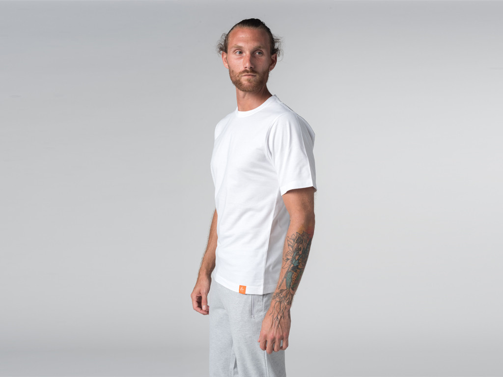 T-shirt Tapan 100% coton Bio - Manches courtes Blanc - Fin de Serie