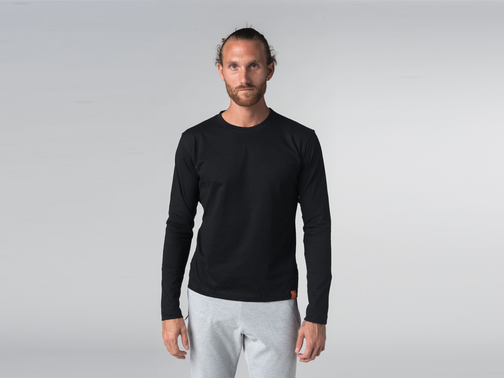 Camiseta Tapan100% algodón - manga larga Negro - Fin de serie