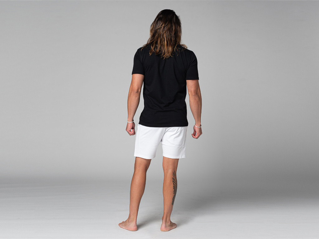 T-Shirt Tapan Manches Courtes 100% Bio Noir