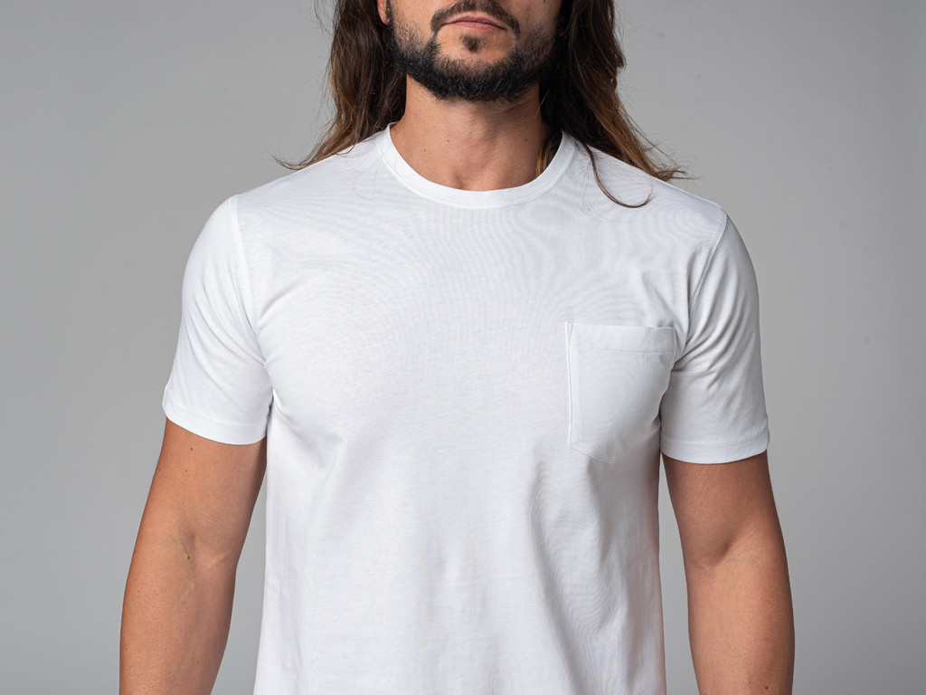 T-Shirt Tapan Manches Courtes 100% Bio Blanc