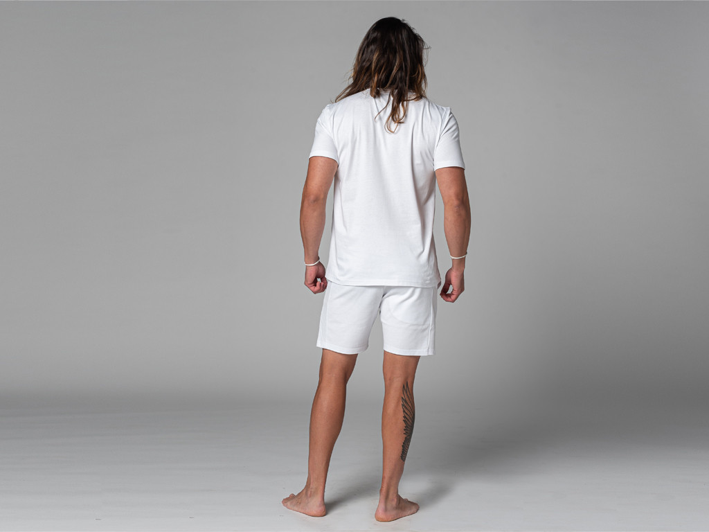 T-Shirt Tapan Manches Courtes 100% Bio Blanc